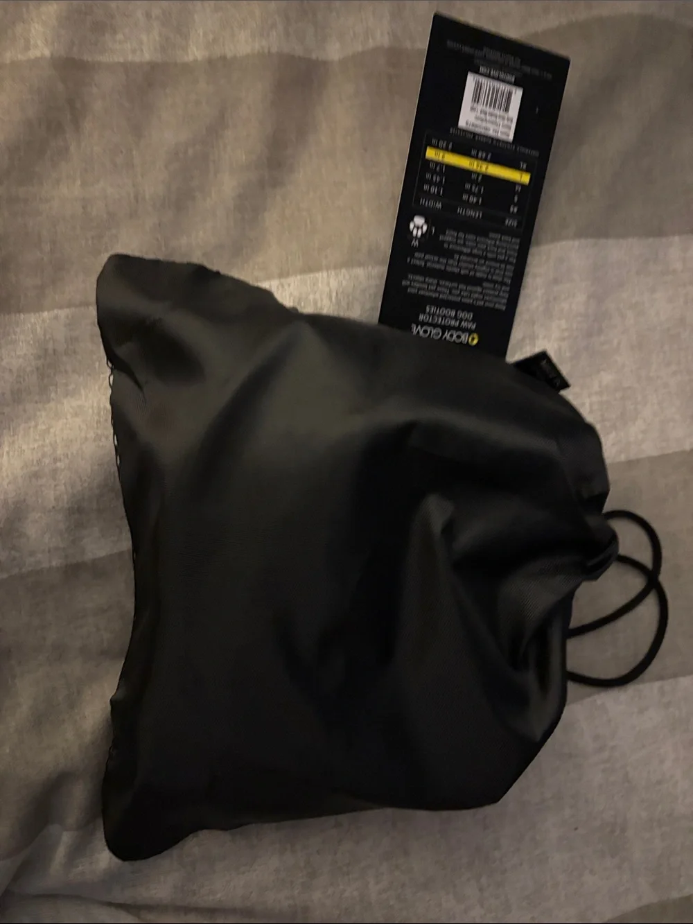 Body Glove Black Dog Boots with White Logo Tag